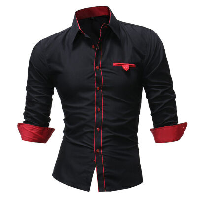 

SUNSIOM Luxury Mens Work Casual Dress Shirt Slim Fit T-Shirts Formal Long Sleeve HOT