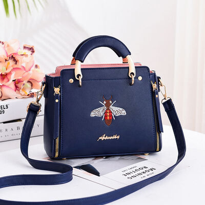 

2019 summer new European&American big bag shoulder bag simple handbag diagonal bag PU leather fashion handbags