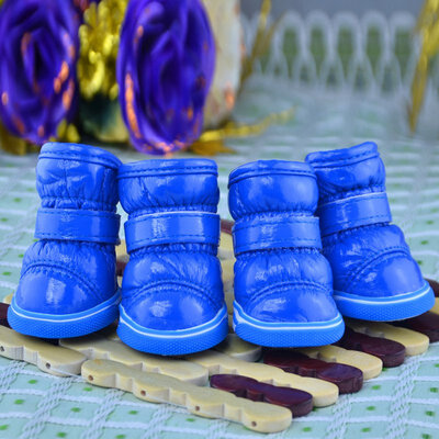

Hot Sale Winter Pet Dog Shoes Waterproof 4PcsSet Small Big Dogs Boots Cotton Non Slip  XL for ChiHuaHua Pet Product