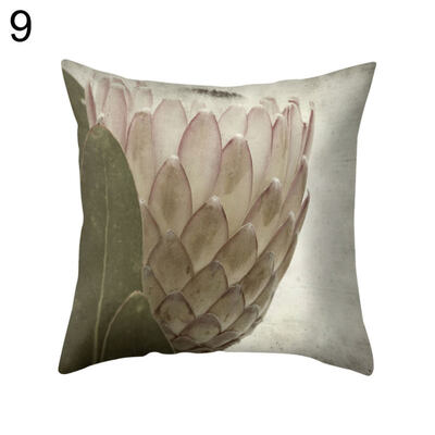 

Vintage Flower Square Throw Pillow Protector Case Cushion Cover Bedding Articles