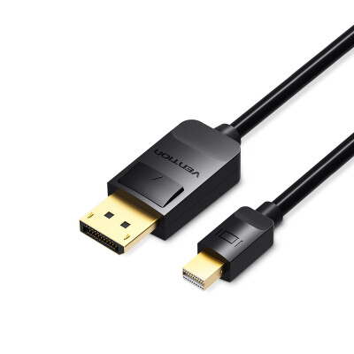 

VENTION Mini DP to DP Adapter Cable 4K60Hz Mini DisplayPort to DisplayPort Converter Male to Male Gold-plated Cord for Macbook Th