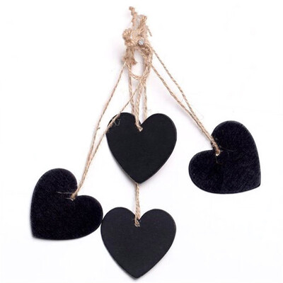 

MDF Double-sided Blackboard Hemp Rope Christmas Decoration