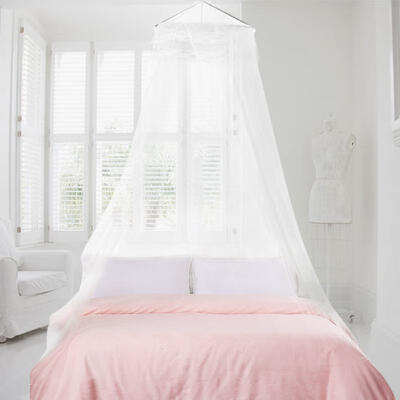 

Greensen Soft Mosquito Net Bed Canopy Play Tent for Kids Room White