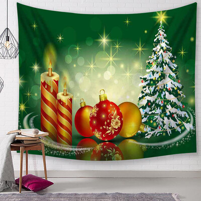 

〖Follure〗Christmas Tapestry Santa Print Wall Hanging Tapestry Art Home Decor