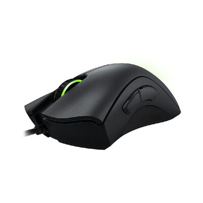 

Razer DeathAdder Essential Wired Gaming Mouse 6400DPI Optical Sensor 5 Independently Programmable Buttons Ergonomic DesignWhite