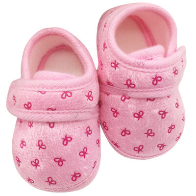 

Cute Newborn Infants Kids Baby Shoes Cozy Cotton Soft Soled Crib Shoes Prewalker SL07