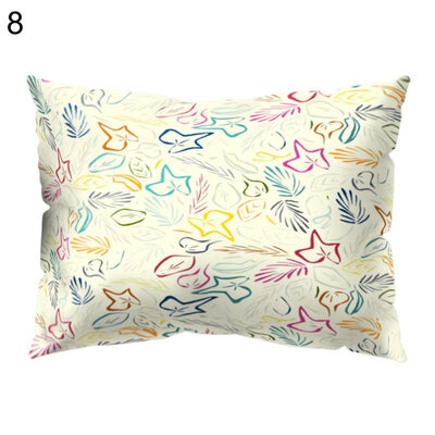 

Flower Bee Ice Cream Pillow Case Cushion Cover Sofa Bed Car Cafe Office Decor