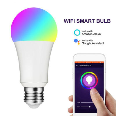 

E27 12W Wi-Fi Smart Light Bulb Multicolor Wake-Up Light RGBWW LED Lamp Compatible With Alexa And Google Assistant