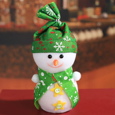 

Christmas Eve Snowman Doll Apple Bag Christmas Tree Ornaments Desktop Decoration Christmas Gifts Christmas Decoration