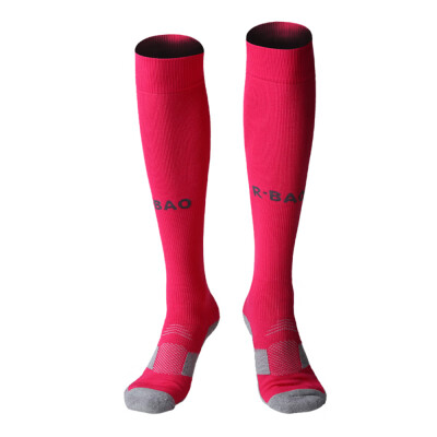 

1 Pair of Non-slip Footbed Football Socks Adult Knee High Socks Long Loom Socks Breathable Football Socks Outdoor Sports Socks Com