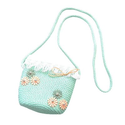 

Handmade Rattan Woven Shoulder Bags PU Leather Straps Bow Hasp Holiday Beach Crossbody Bag Messengers Handbag