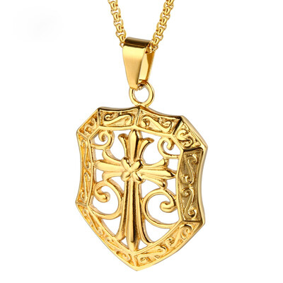 

Stainless Steel Cross Necklace For Men Woman Punk Cute Vintage Rock Hiphop LP00126