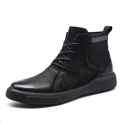 

Martin boots mens high-top plus velvet cotton shoes in the leather boots leather snow boots Chelsea boots tooling boots