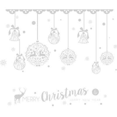 

Reindeer Snowflake Wall Decals Window Sticker Party Christmas Home Decor
