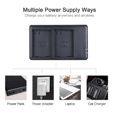 

FB EN-EL14 Camera Battery Charger 2-Channel Micro-USB Input for Nikon D5600 D5500 D5300 D5200 D5100 D3100 D3200 D3300 D3400