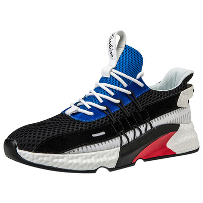 

Summer New mens leisure shoes Mens mixed-color Woven Breathable Platform Sneakers Shoes Outdoor Mesh Casual Shoes
