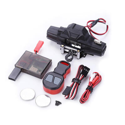 

Double Motor Metal Winch Remote Control for 110 RC Crawler Car Axial SCX10