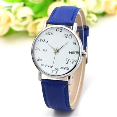 

Mathematical formula root number belt watch popular quartz watch student watch custom
