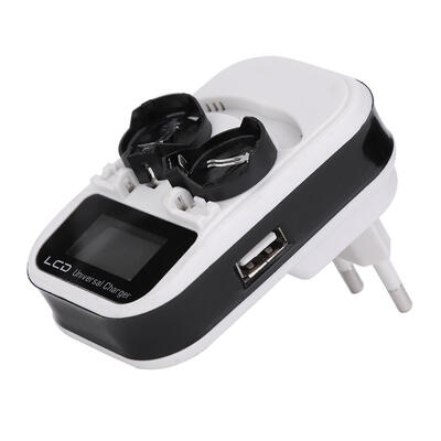 

36V LCD EU Plug Recharging LIR2016LIR2025LIR2032 Button Battery Charger
