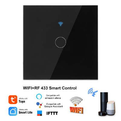 

Smart Switch WIFI APP Remote Touch Control Switch Smart Home Wall Touch Switch Compatible with Amazon Alexa Google Home Smart Cont