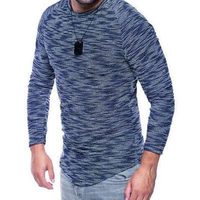 

Sexy Mens Tee Shirt Slim Fit O Neck Long Sleeve Muscle Sports Tops T Shirts New