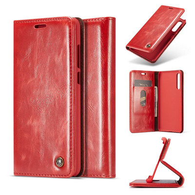 

CaseMe New Phone Cases Original Brand Leather Business Auto Flip Card slot Wallet Case For huawei P20 pro 61" Phone Cover