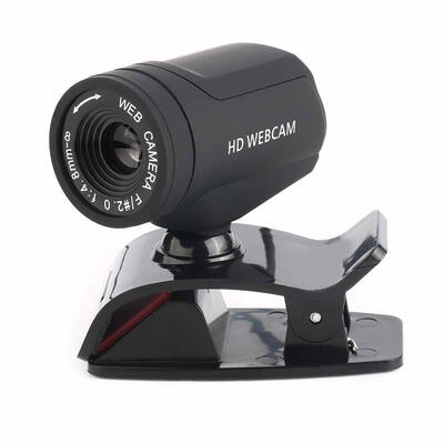 

USB Webcam 12MP Rotatable Web Camera Buit-in Mic Clip Video Recorder for PC