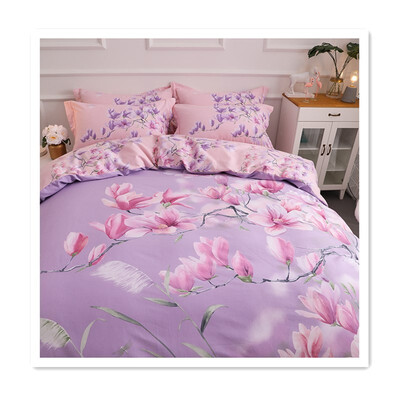 

New atmospheric practical small clear four-piece set of sheets