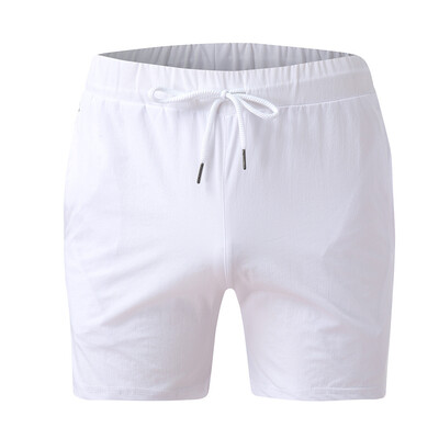 

Tailored Fashionable Mens Elastic Rope Stretch Pocket Casual Plain Sports Shorts