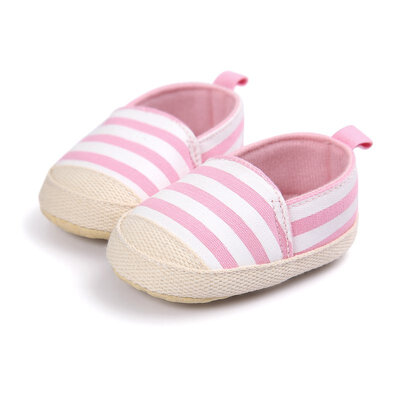 

Toddler Baby Shoes Baby Boy Blue Striped Shoes Lovely Infant Good Soft Sole First Walkers