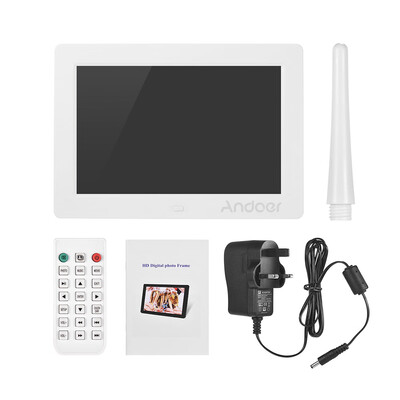 

Andoer 8 Inches IPS LED Digital Photo Frame Desktop Electronic Album 1280800 High Resolution Supports Music 1080P Video Player