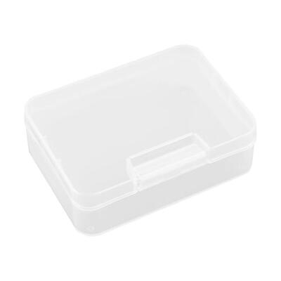 

Transparent Plastic Storage Box Square Jewelry Parts Packaging Cover Boxes