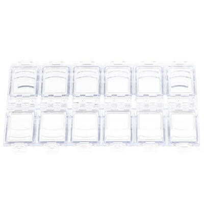 

Nail Art 12 Slots Rhinestone Display Storage Box Empty Jewelry Case