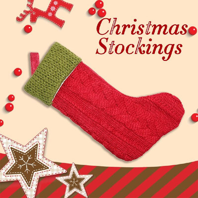 

Christmas New Style Creative Knitting Calendar Christmas Socks Gift Bag Christmas Tree Pendant Christmas Decoration For Christmas
