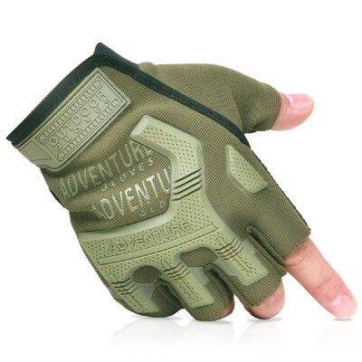 

Outdoor Sports Gloves Half Finger Gloves Cycling Training Hunting Fitness Gaming Half Mitten