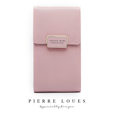 

New diagonal mobile phone bag Korean version of simple personality multi-functional womens purse