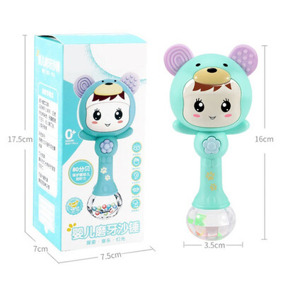 

Baby Shaker Sand Hammer Toy Dynamic Rhythm Stick Baby Rattles Kids Musical Party Favor Musical Instrument Toys