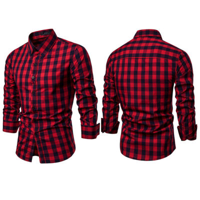 

New Fashion Mens Luxury Casual Stylish Slim Fit Long Sleeve Casual Dress Shirts