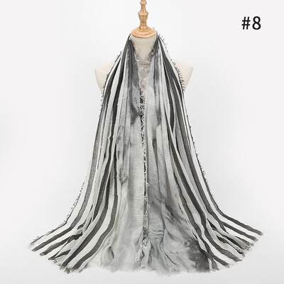 

Europe&the United States striped print explosions cotton&linen shawl foreign trade explosions AliExpress ebay scarf wholesale