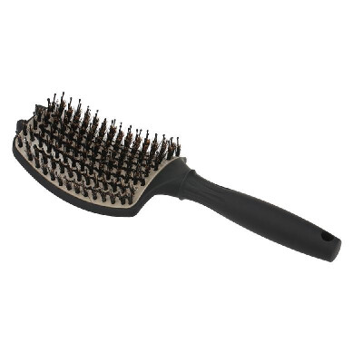 

Curved Vent Brush for Blow Drying Styling Detangling Hair Brush Wave Row Brush for Short Thick Tangles Curly Hair