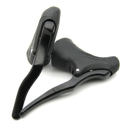 

1 Pair Aluminum Alloy Road Bike Drop Bar Brake Levers Anti-slip Cycle Brakes Handle