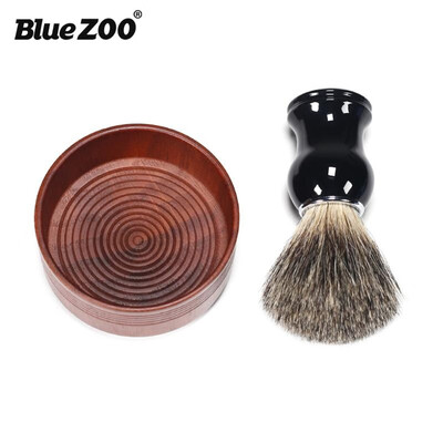 

Wooden Shaving Brush Bowl Beard Razor Shave Cup Male Face Cleaning Soap Mug
