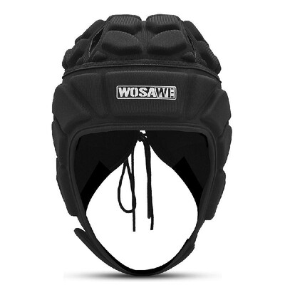 

Adjustable Goalkeeper Helmet Sports Football Soccer Rugby Goalie Helmet Head Guard Hat Head Protector