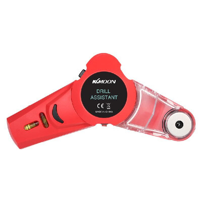 

KKmoon Mini Multi-function Drill Dust Collector Tool DIY Punch Locator with Horizontal&Vertical Lines Laser Level for Measurin