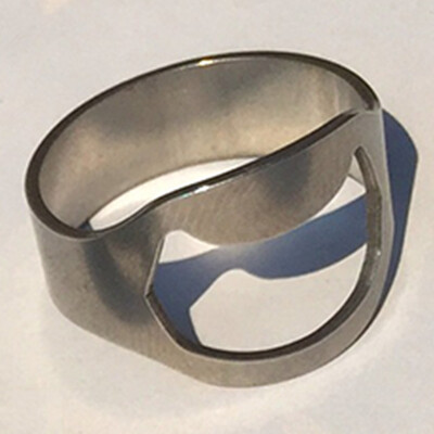

Unique Creative Versatile Stainless Steel Finger Ring Ring-Shape Beer Bottle Opener