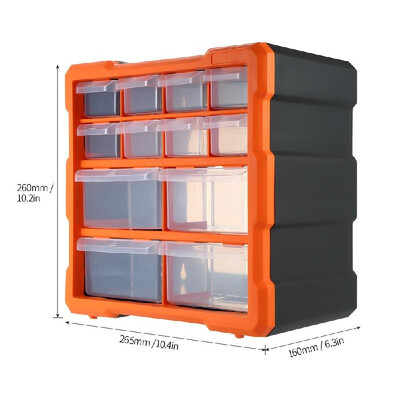 

Drawer Plastic Parts Storage Box Multiple Compartments Slot Hardware Box Organizer Craft Cabinet Tools Components Container Access
