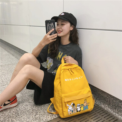 

Ancient Girls Heart Bookbag Female Korean Edition Campus High School Students Shoulder Bag Simple Baidan Backpack Small&Fresh