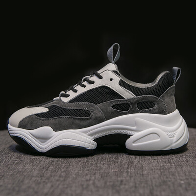 

Thick-soled dad shoes 2019 summer&autumn new version of the Korean version of the ins super fire network celebrities breathed
