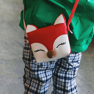 

Tailored Children Baby Girls Boys Fox Shoulder Bag Handbags Mini Crossbody Bag Packet