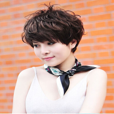 

Fashionable New Chemical Fiber High Temperature Silk Short Curly Wig